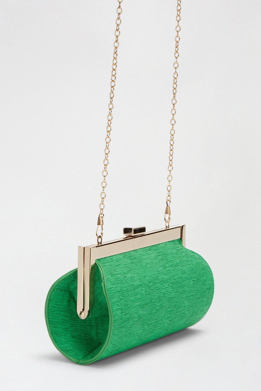 Green clutch bag dorothy perkins discount